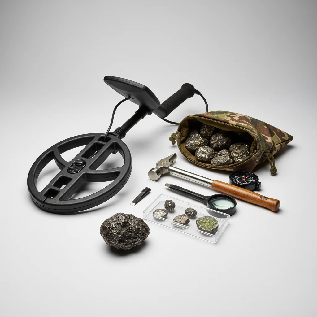 metal detecting for meteorites